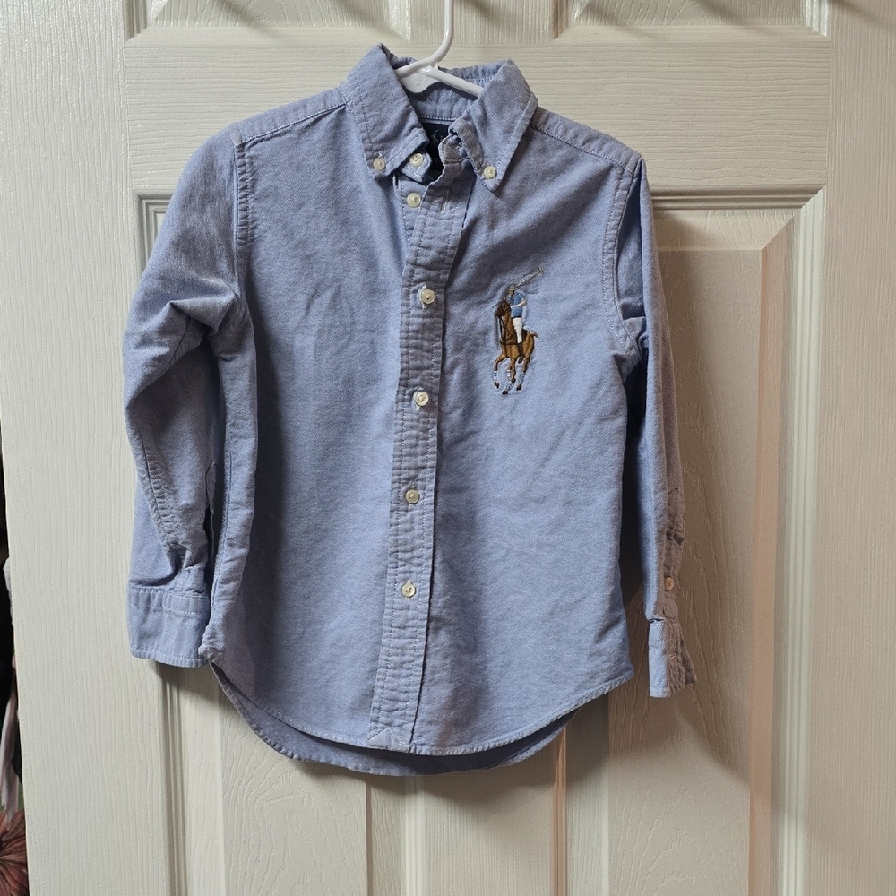 Polo by Ralph Lauren Light Blue Kids Button-Down Shirt
